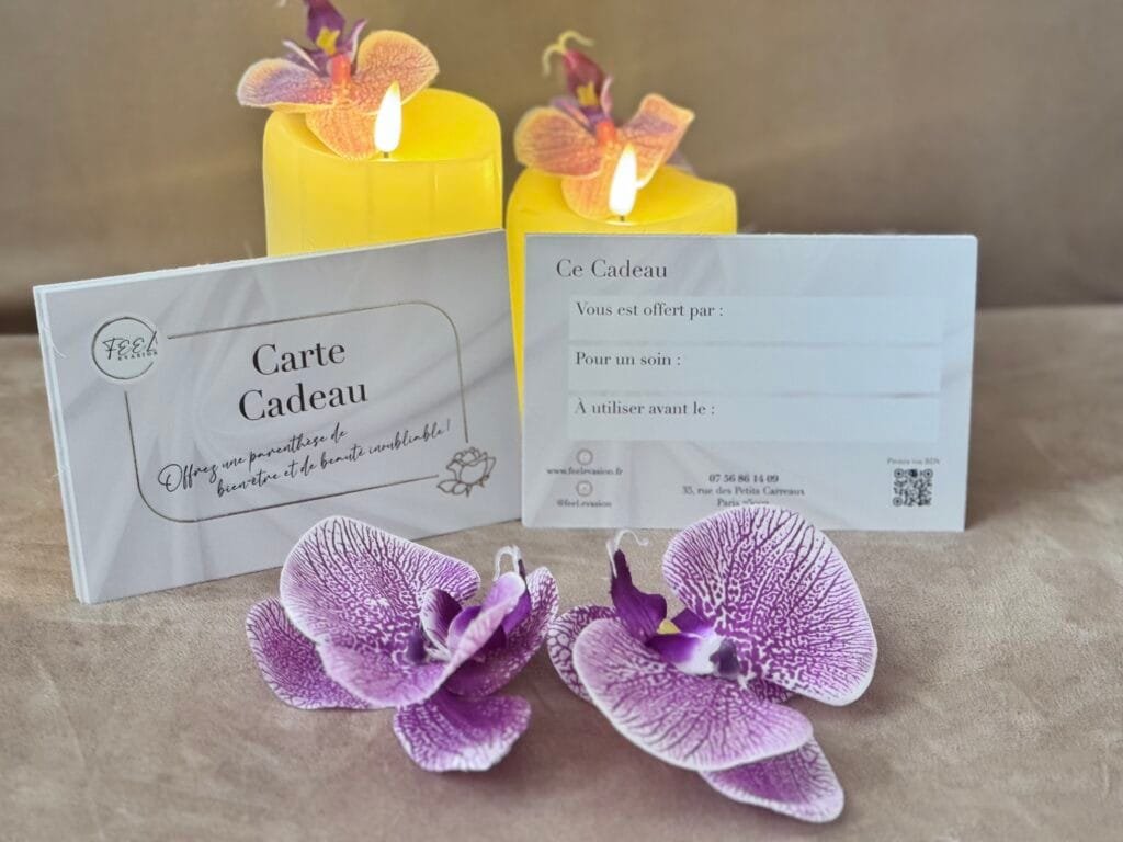 carte cadeau massage Feel Évasion Paris – Soin visage et massage spécial Fête des Mères